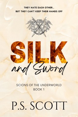 Silk and Sword: A Steamy Enemies-to-Lovers Lesbian Fantasy Romance (Scions of the Underworld Book 1)