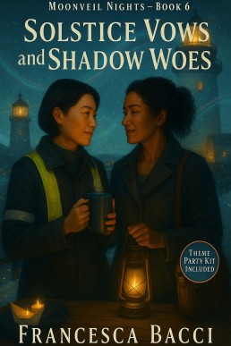 Solstice Vows and Shadow Woes (Moonveil Nights - A Sapphic Horror Romance Series)