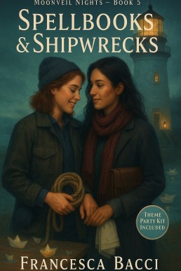 Spellbooks and Shipwrecks (Moonveil Nights - A Sapphic Horror Romance Series)