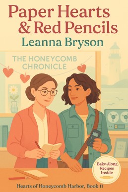 Paper Hearts &amp; Red Pencils - A Hearts of Honeycomb Harbor Sapphic Cozy Romance : Book 11 in the Hearts of Honeycomb Harbor Saphic Culinary Cozies